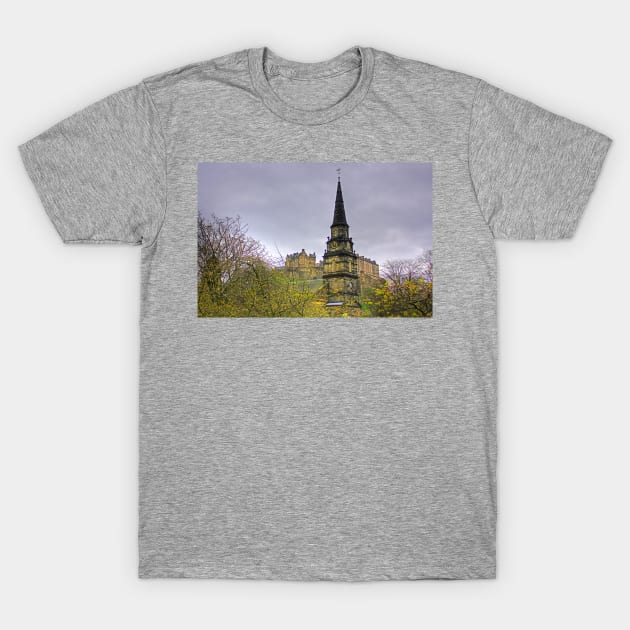 St Cuthbert's Church Spire T-Shirt by tomg